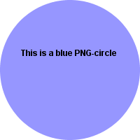 Blue PNG-circle